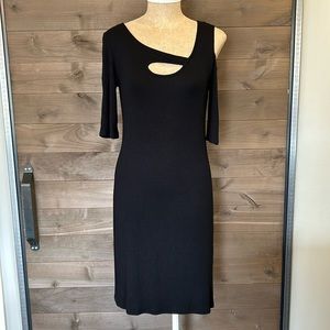 Goldray Xandra Ribbed knit dress